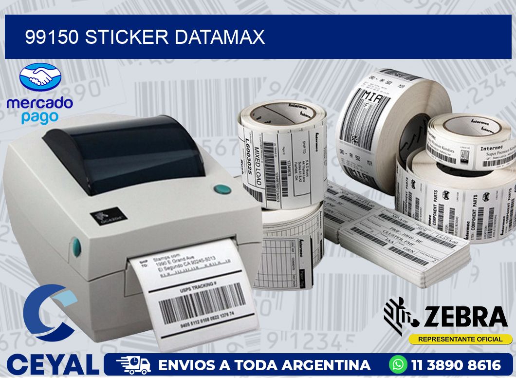 99150 STICKER DATAMAX