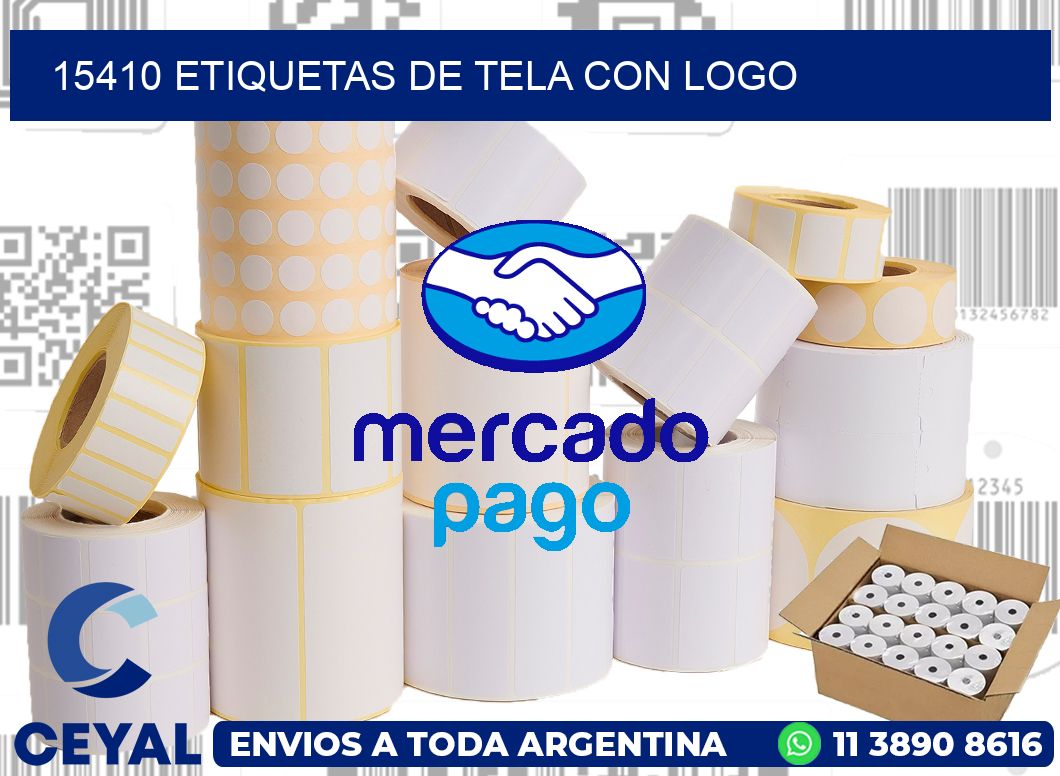 15410 ETIQUETAS DE TELA CON LOGO