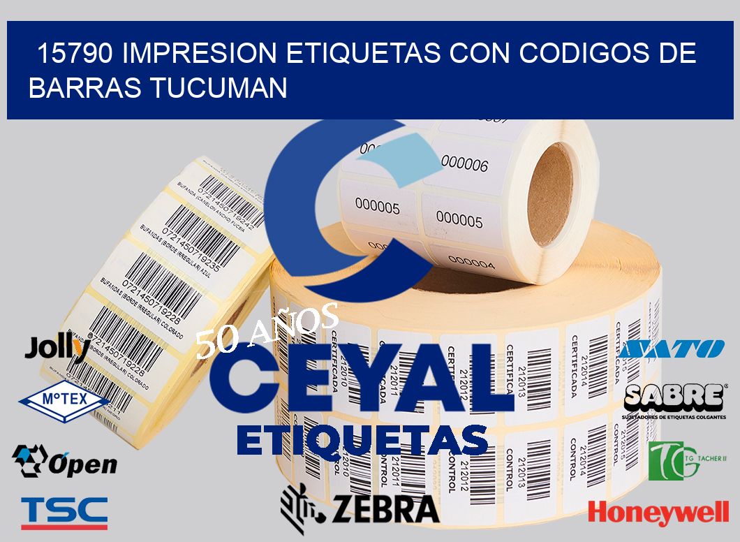 15790 IMPRESION ETIQUETAS CON CODIGOS DE BARRAS TUCUMAN | Ribbon Zebra