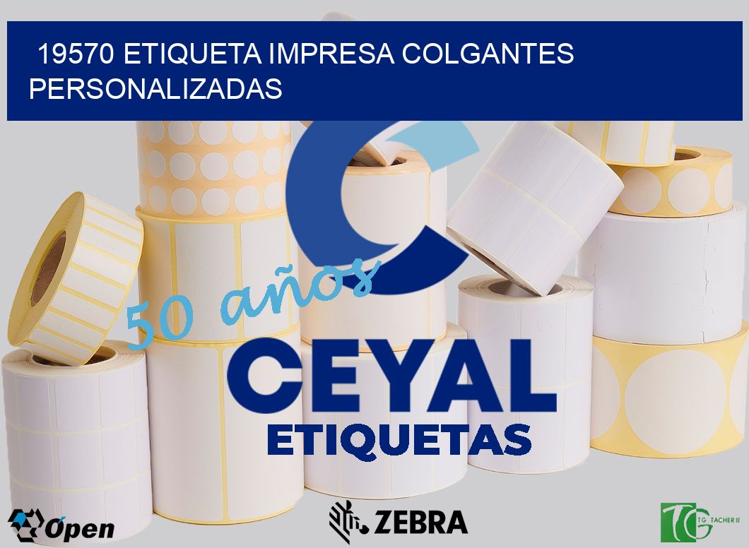 19570 ETIQUETA IMPRESA COLGANTES PERSONALIZADAS