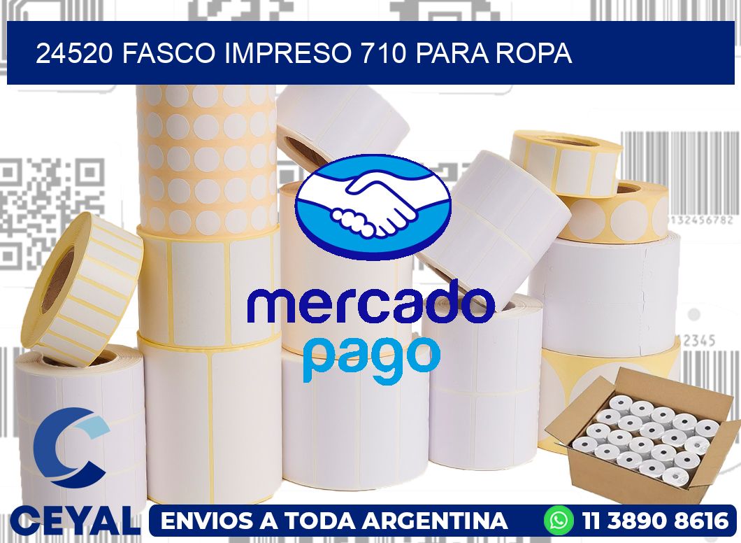 24520 FASCO IMPRESO 710 PARA ROPA