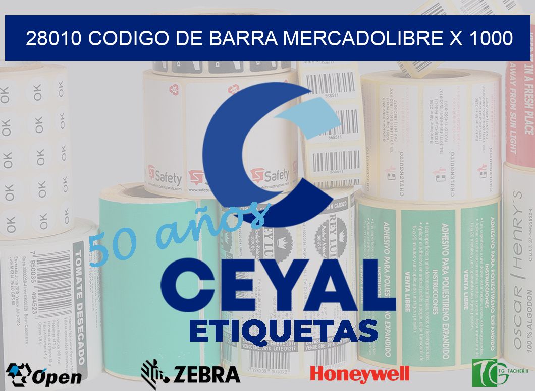 28010 codigo de barra mercadolibre x 1000