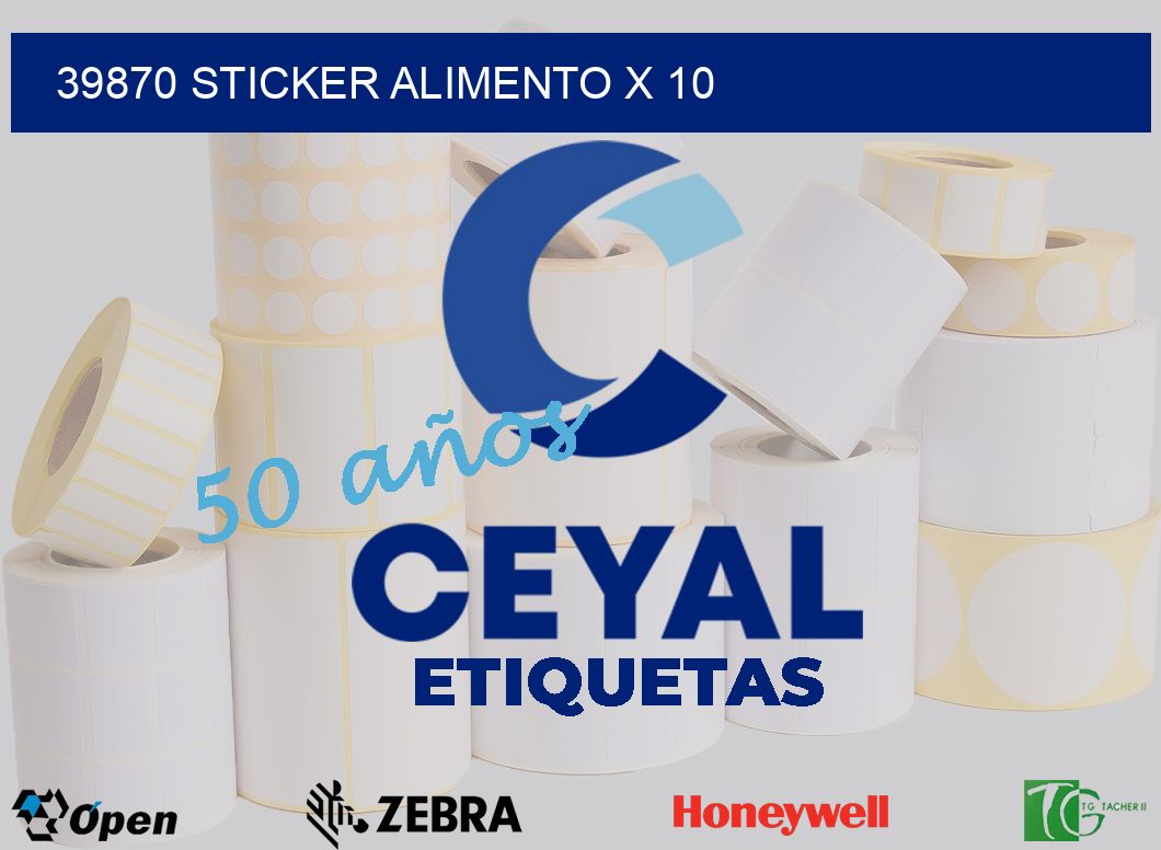 39870 sticker alimento x 10