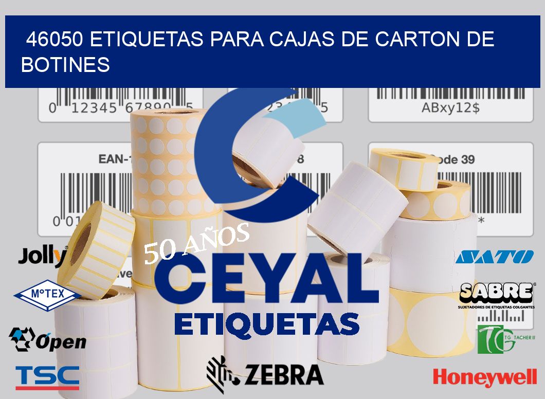 46050 ETIQUETAS PARA CAJAS DE CARTON DE BOTINES