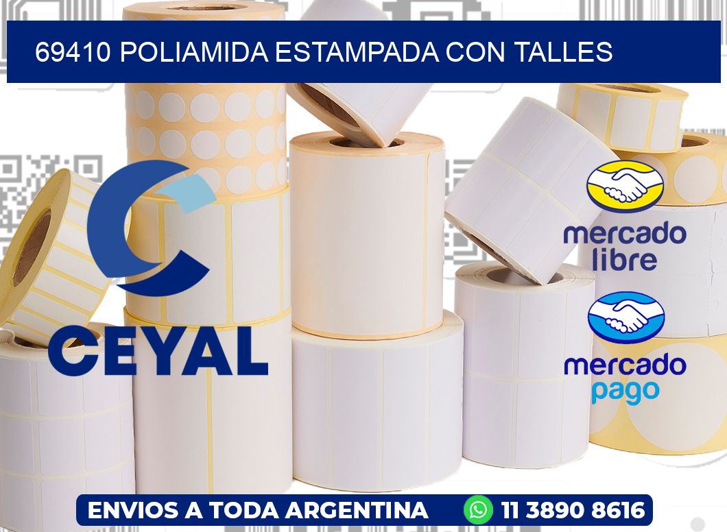 69410 POLIAMIDA ESTAMPADA CON TALLES