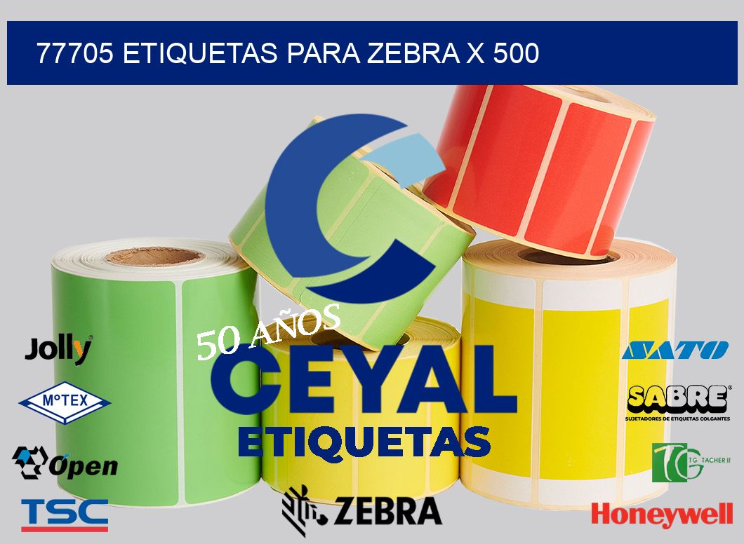 77705 etiquetas para zebra x 500