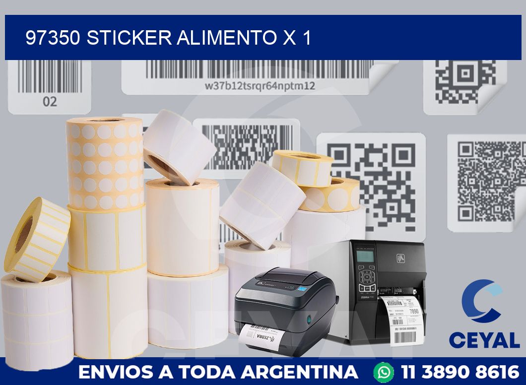 97350 sticker alimento x 1