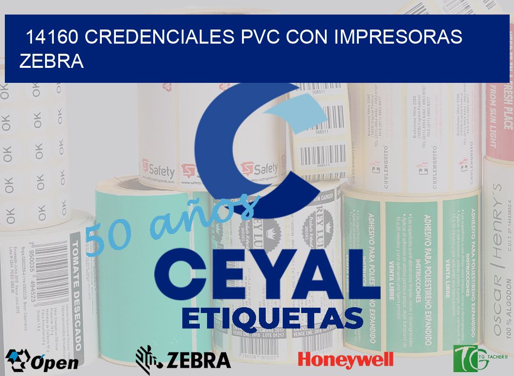 14160 CREDENCIALES PVC CON IMPRESORAS ZEBRA