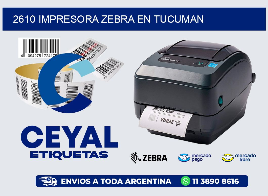 Ds2610 Ribbons 2610 IMPRESORA ZEBRA EN TUCUMAN | Ribbon Zebra