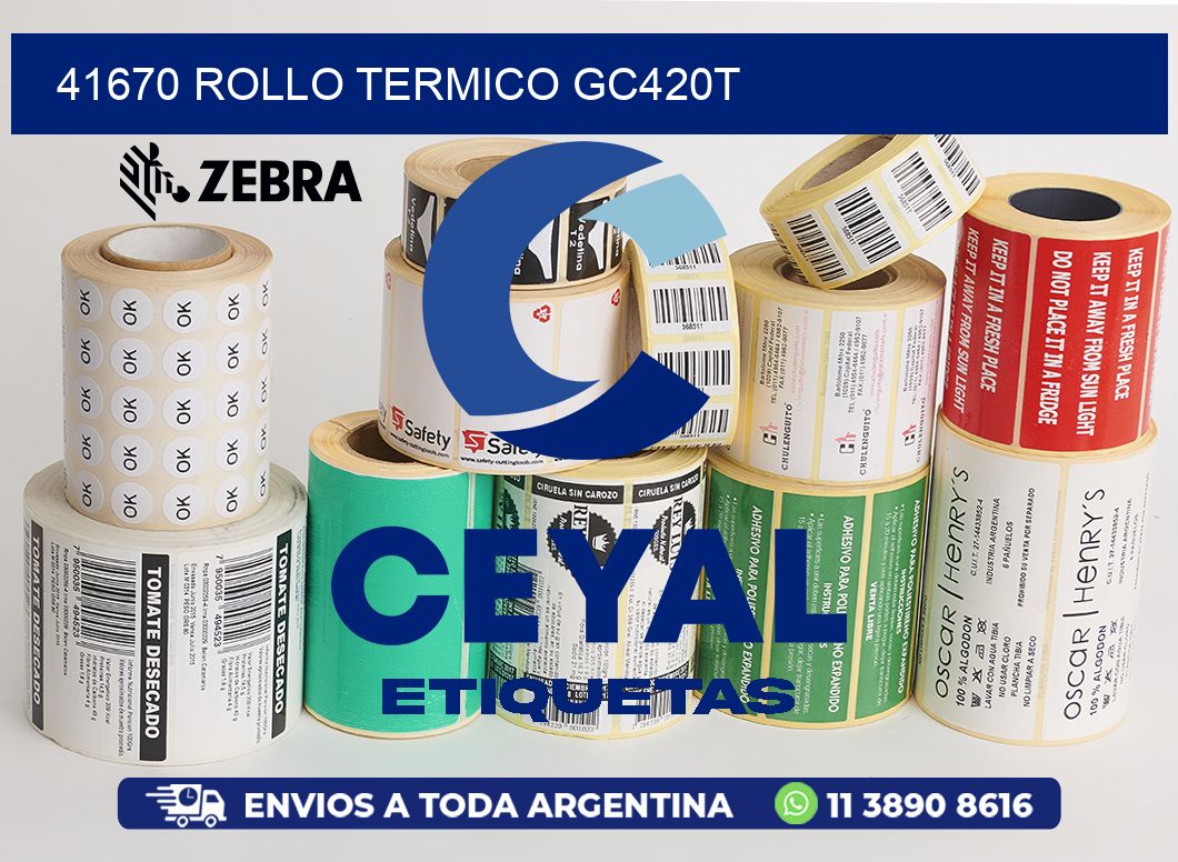 41670 ROLLO TERMICO GC420T