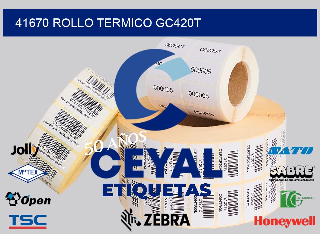 41670 ROLLO TERMICO GC420T