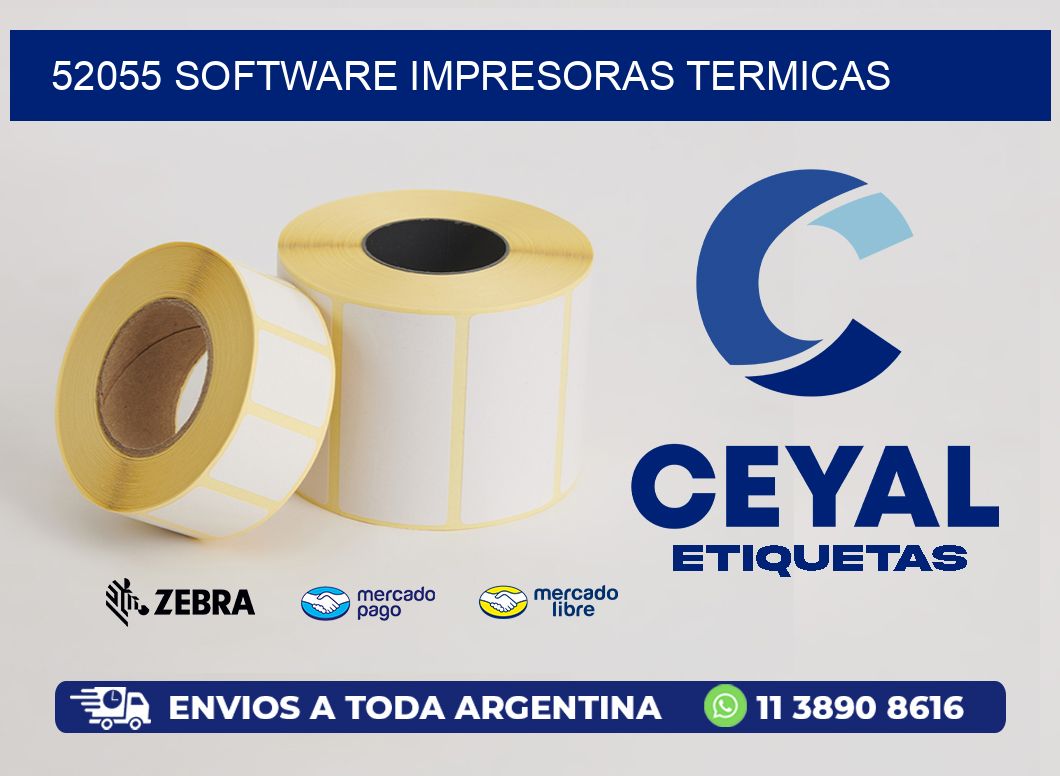 52055 SOFTWARE IMPRESORAS TERMICAS