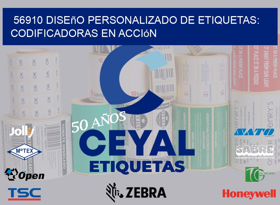 56910 Diseño Personalizado de Etiquetas: Codificadoras en Acción