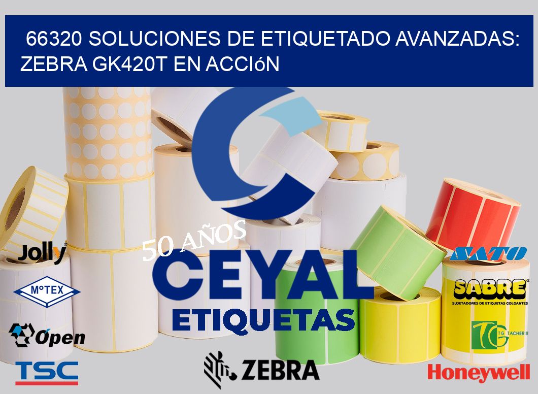 66320 Soluciones de Etiquetado Avanzadas: Zebra GK420T en Acción