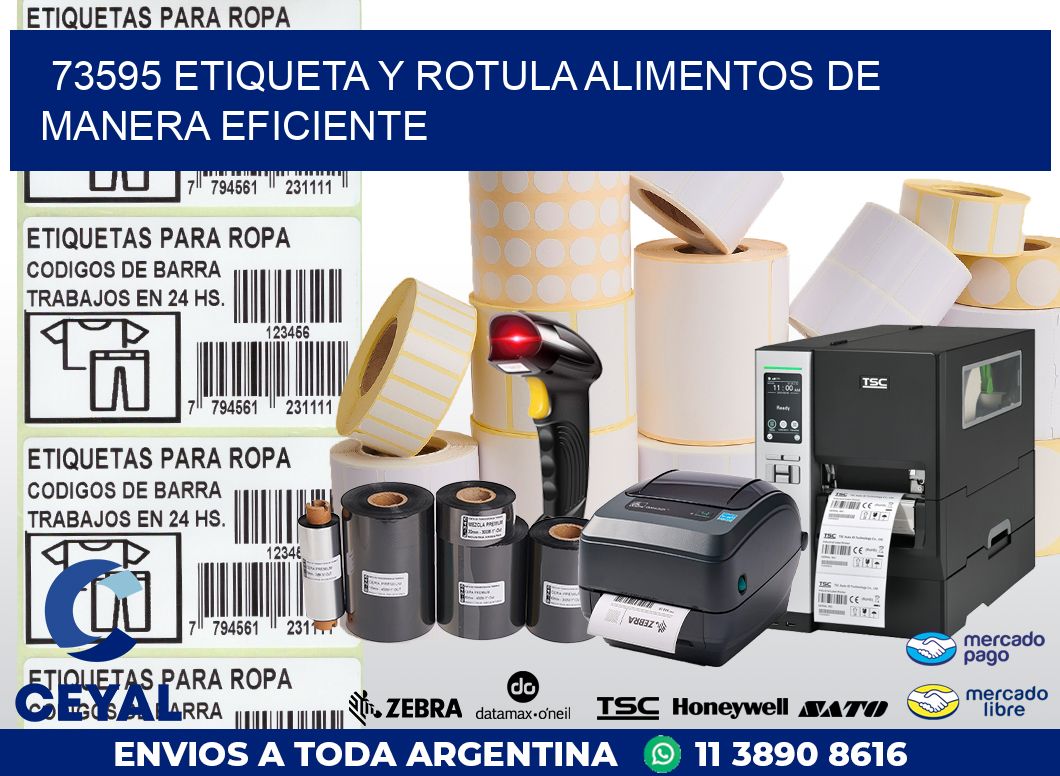 73595 ETIQUETA Y ROTULA ALIMENTOS DE MANERA EFICIENTE