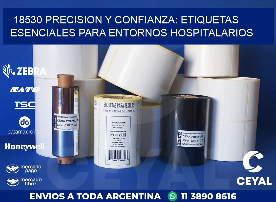 18530 PRECISION Y CONFIANZA: ETIQUETAS ESENCIALES PARA ENTORNOS HOSPITALARIOS