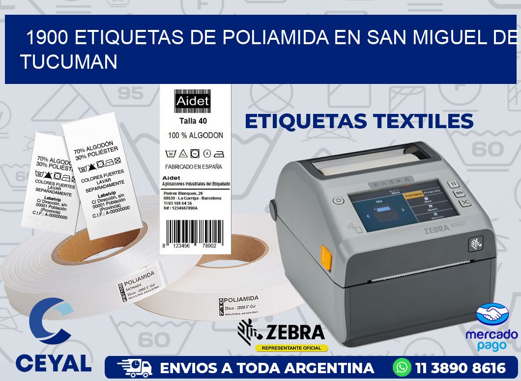 1900 ETIQUETAS DE POLIAMIDA EN SAN MIGUEL DE TUCUMAN