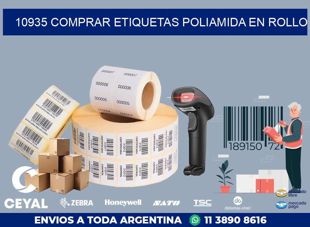 10935 COMPRAR ETIQUETAS POLIAMIDA EN ROLLO