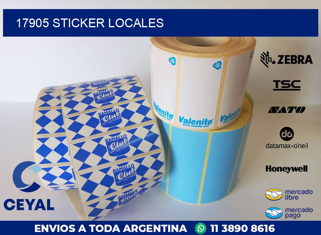 17905 STICKER LOCALES