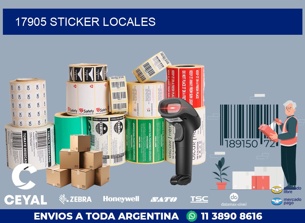 17905 STICKER LOCALES