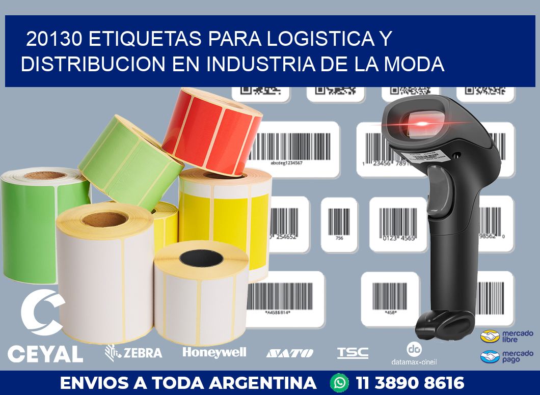 20130 ETIQUETAS PARA LOGISTICA Y DISTRIBUCION EN INDUSTRIA DE LA MODA