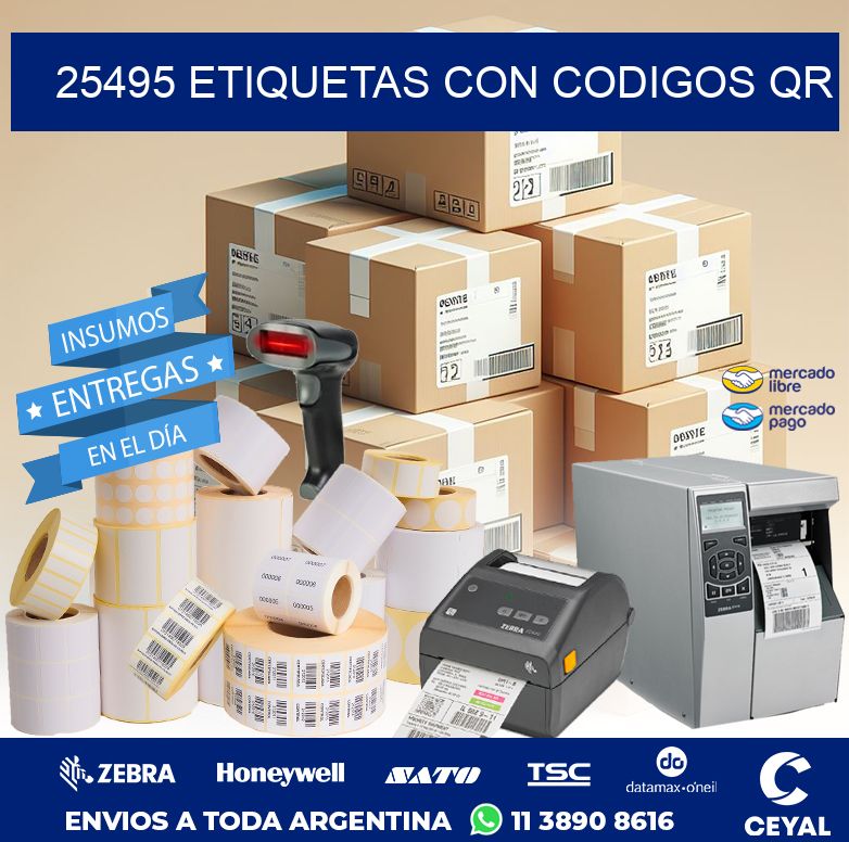 25495 ETIQUETAS CON CODIGOS QR
