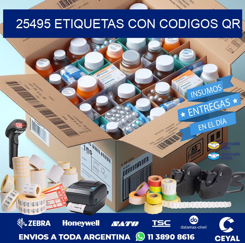25495 ETIQUETAS CON CODIGOS QR