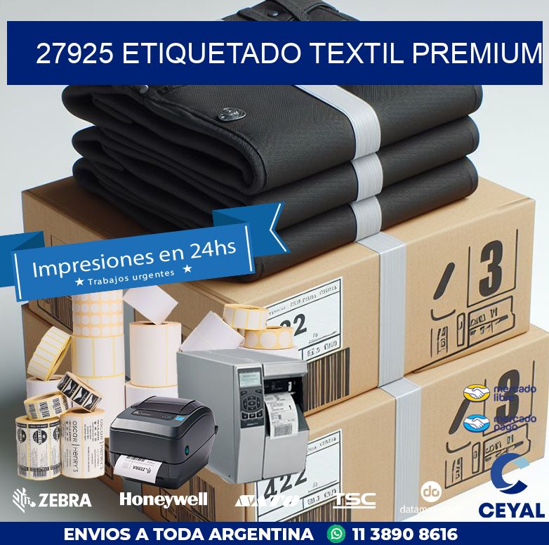 27925 ETIQUETADO TEXTIL PREMIUM