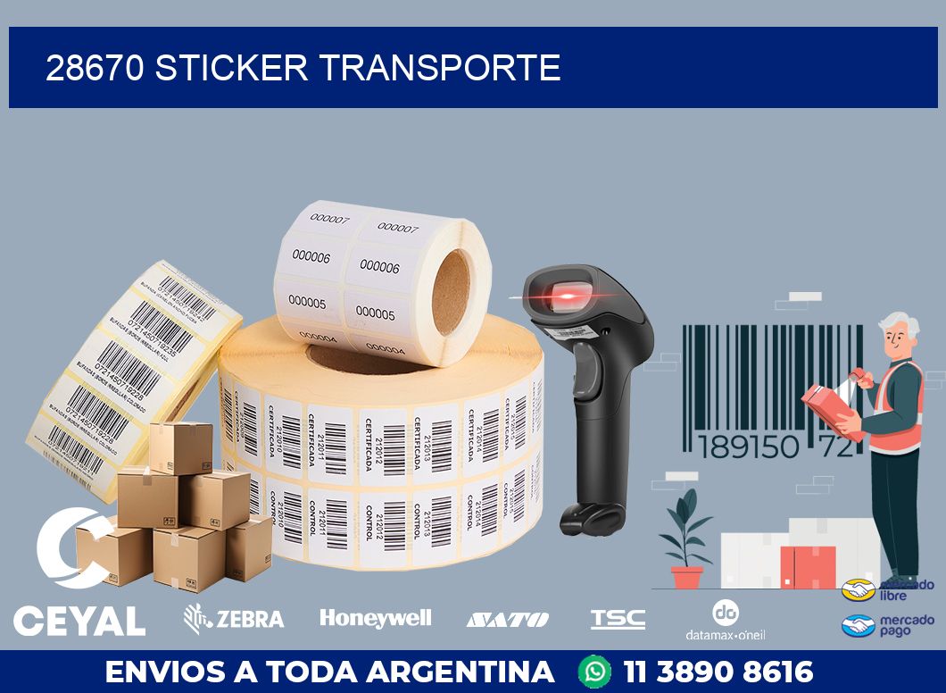 28670 STICKER TRANSPORTE