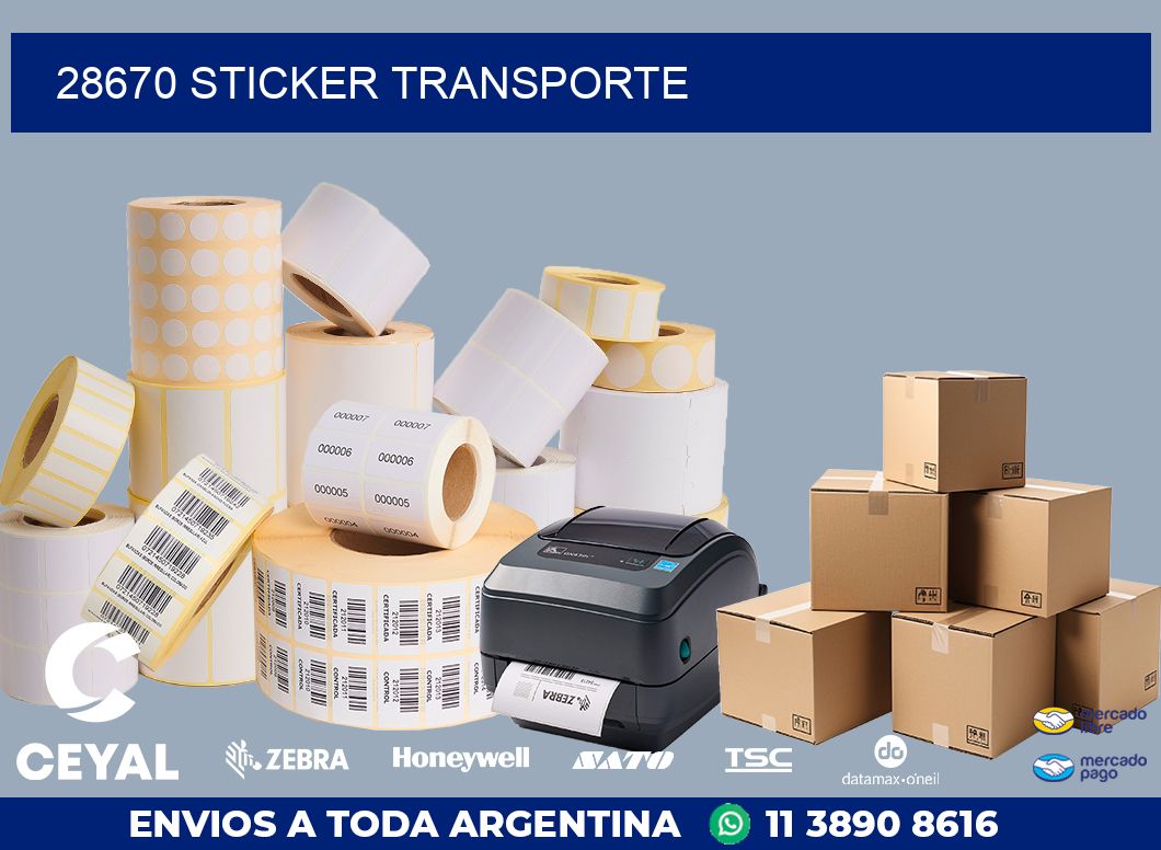 28670 STICKER TRANSPORTE