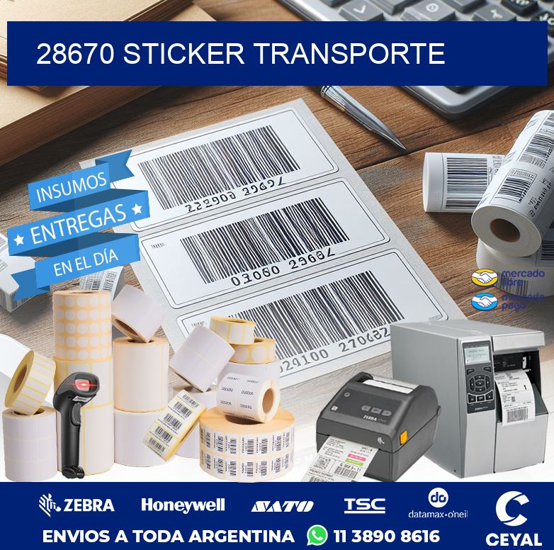 28670 STICKER TRANSPORTE