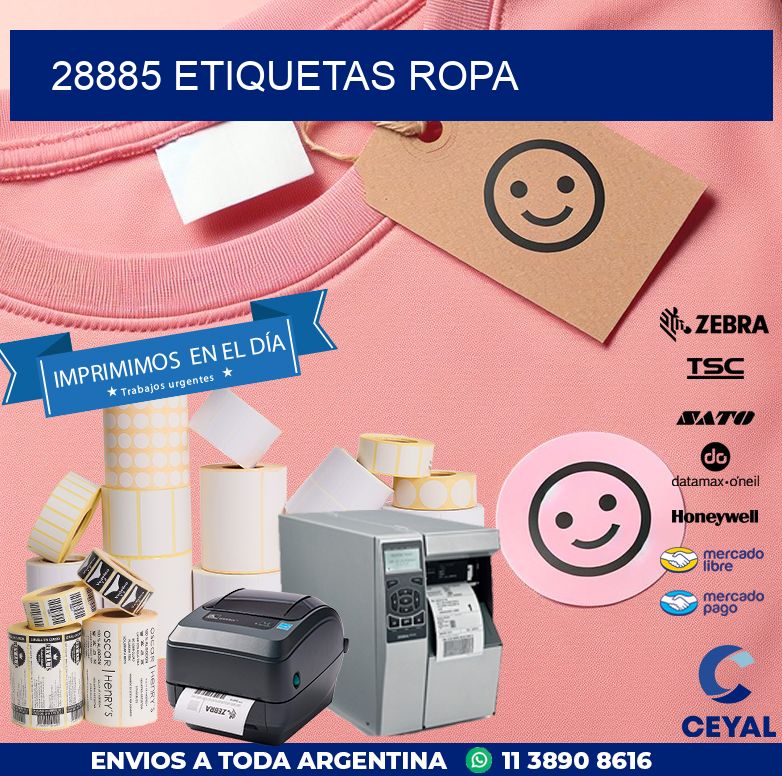 28885 ETIQUETAS ROPA