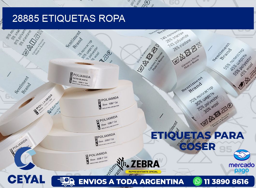 28885 ETIQUETAS ROPA