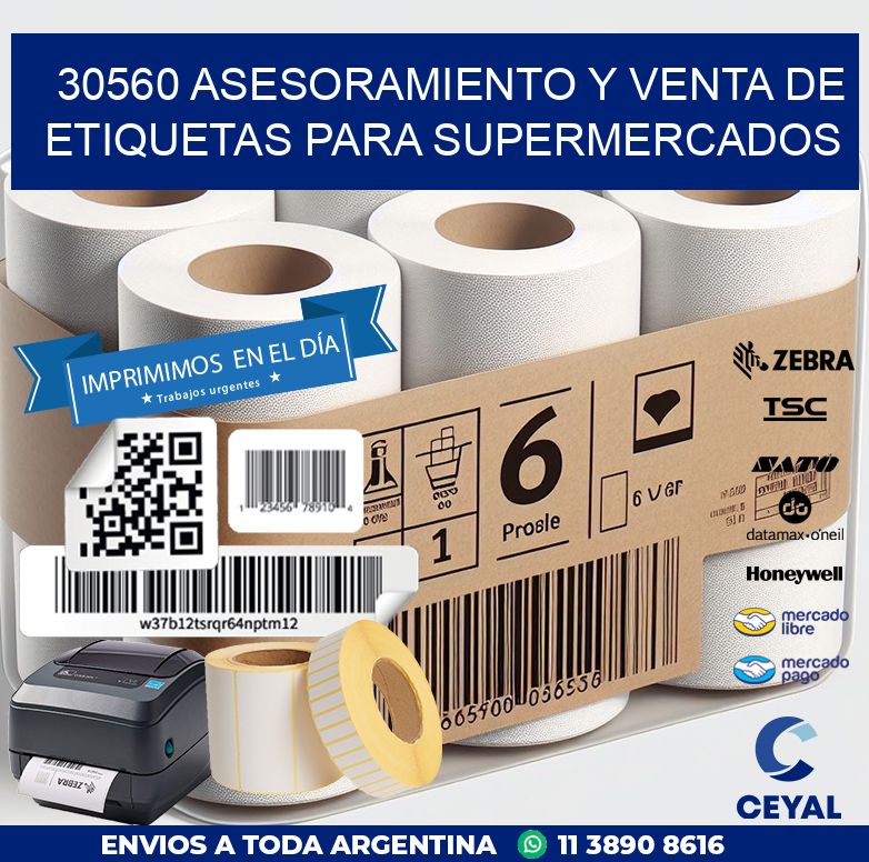 30560 ASESORAMIENTO Y VENTA DE ETIQUETAS PARA SUPERMERCADOS