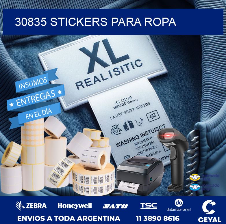 30835 STICKERS PARA ROPA