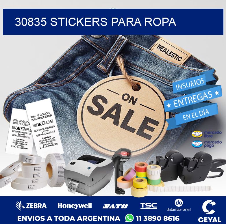 30835 STICKERS PARA ROPA