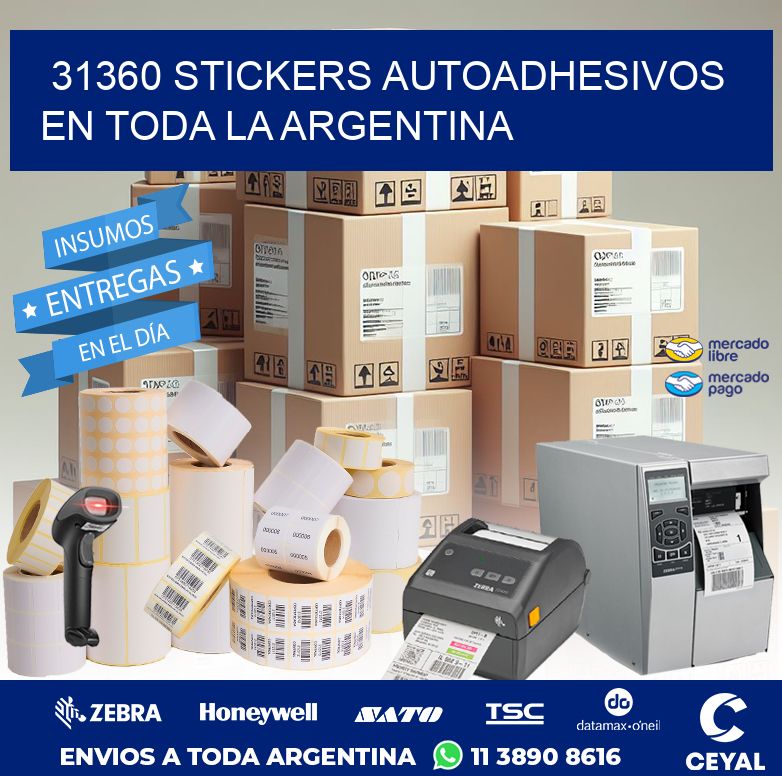 31360 STICKERS AUTOADHESIVOS EN TODA LA ARGENTINA