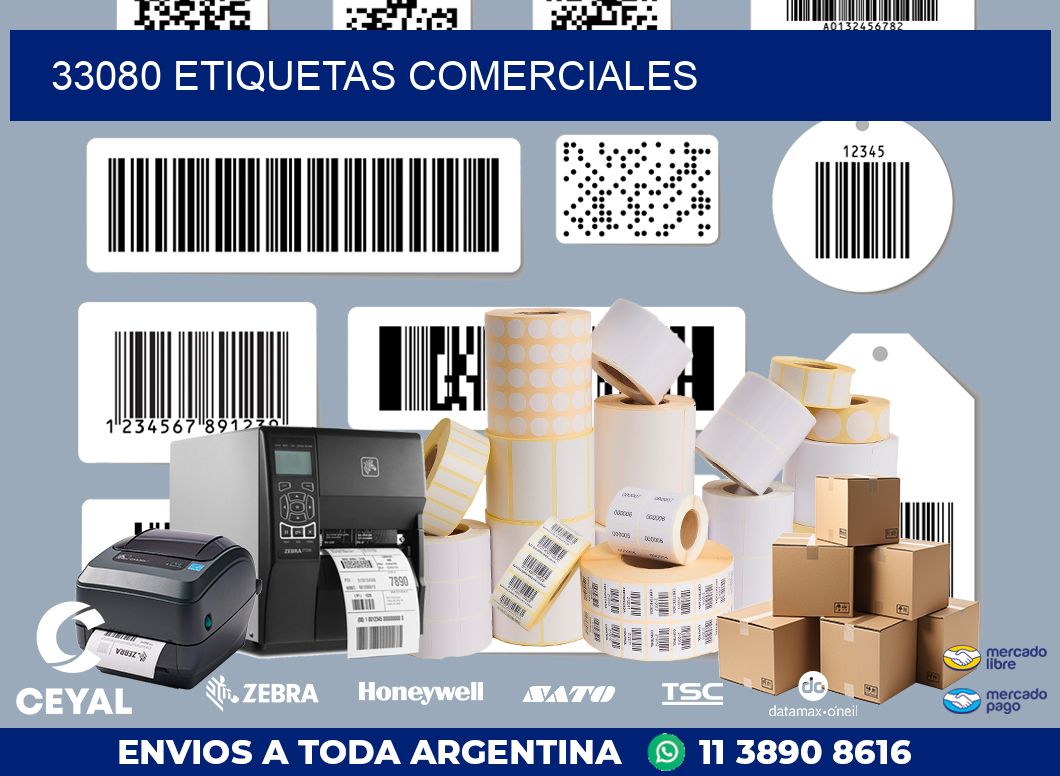 33080 ETIQUETAS COMERCIALES