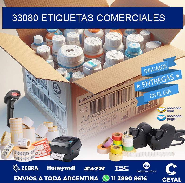 33080 ETIQUETAS COMERCIALES