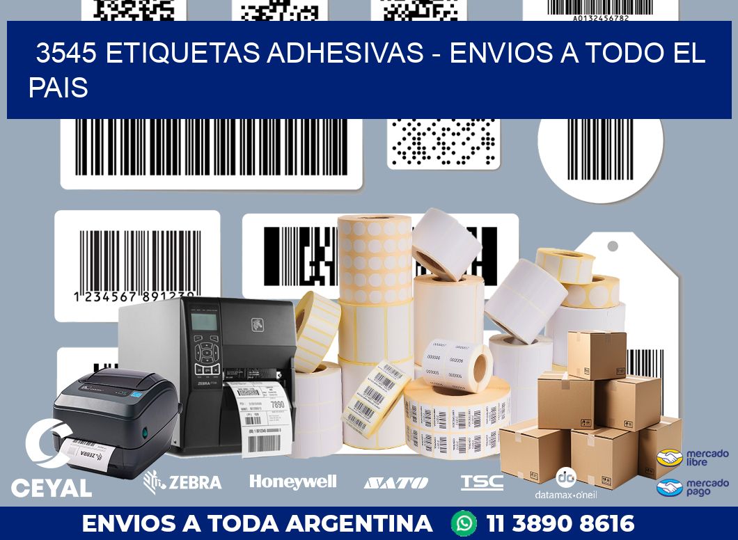3545 ETIQUETAS ADHESIVAS – ENVIOS A TODO EL PAIS