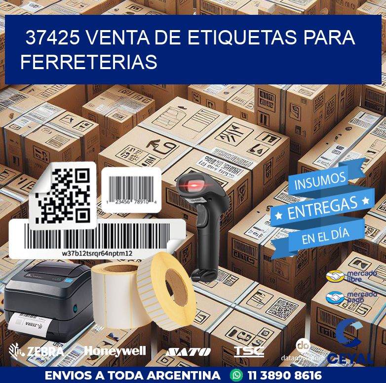 37425 VENTA DE ETIQUETAS PARA FERRETERIAS