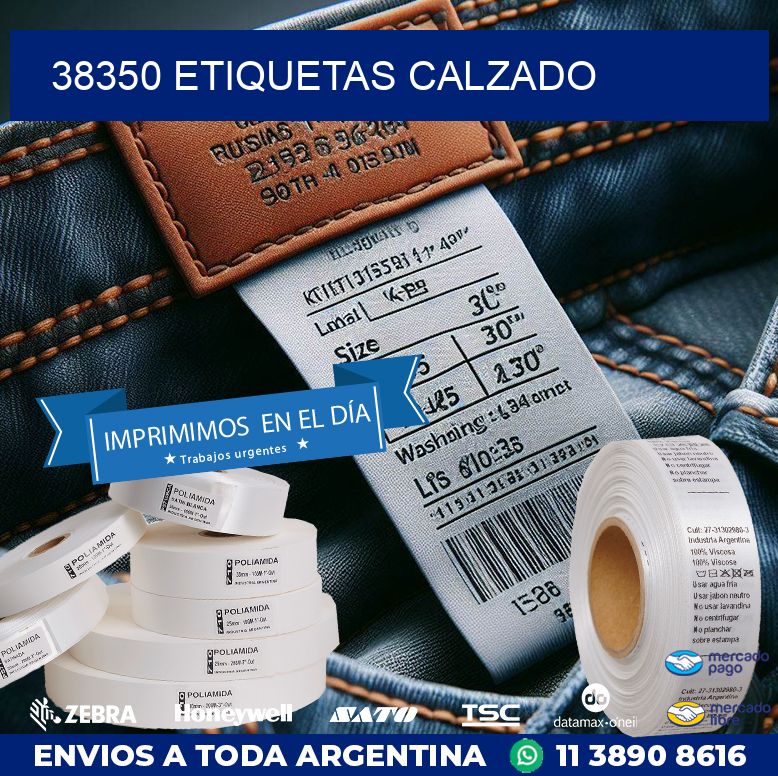 38350 ETIQUETAS CALZADO