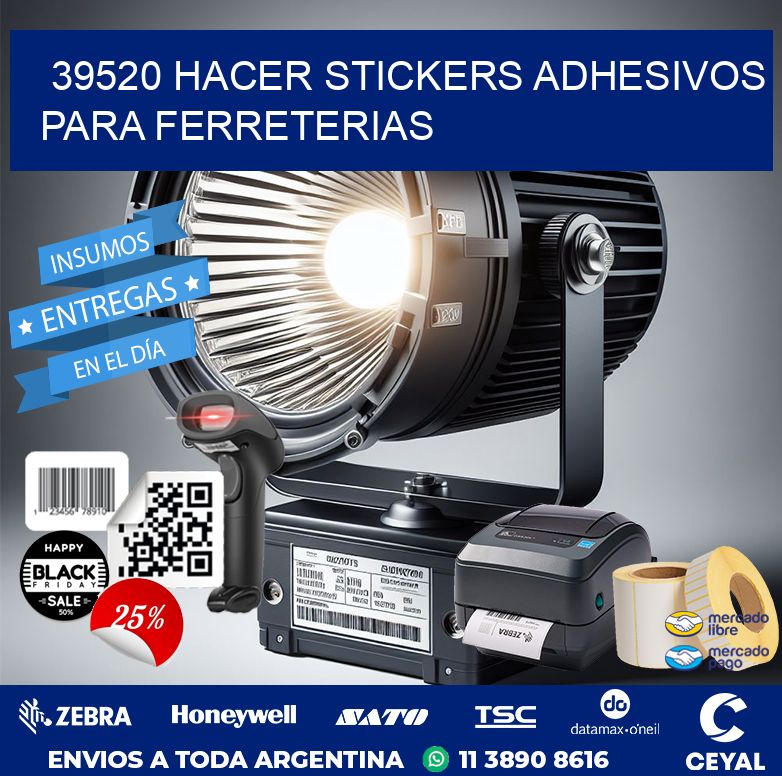 39520 HACER STICKERS ADHESIVOS PARA FERRETERIAS