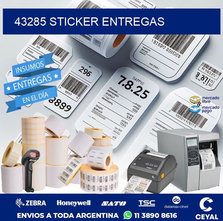 43285 STICKER ENTREGAS
