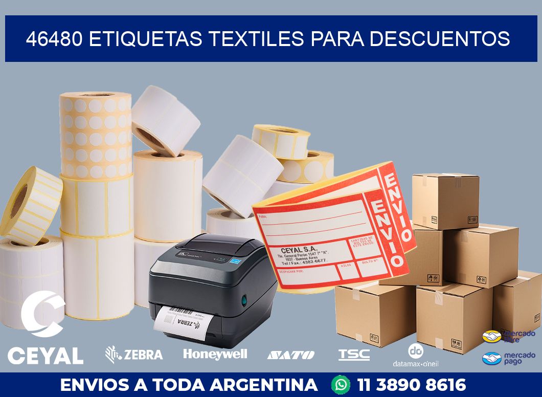 46480 ETIQUETAS TEXTILES PARA DESCUENTOS