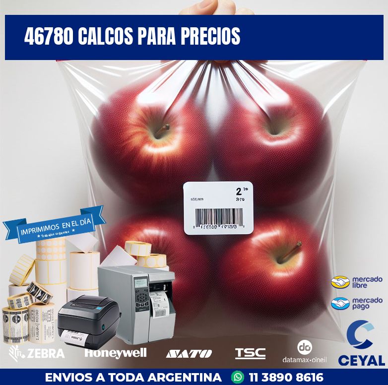 46780 CALCOS PARA PRECIOS