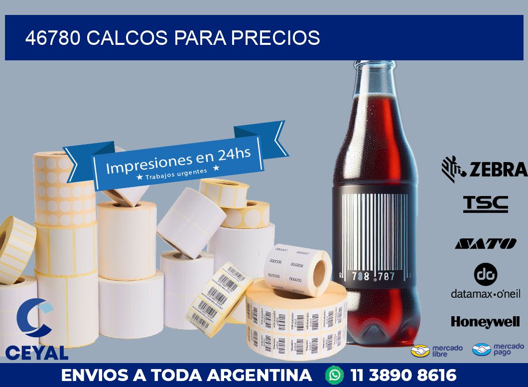 46780 CALCOS PARA PRECIOS