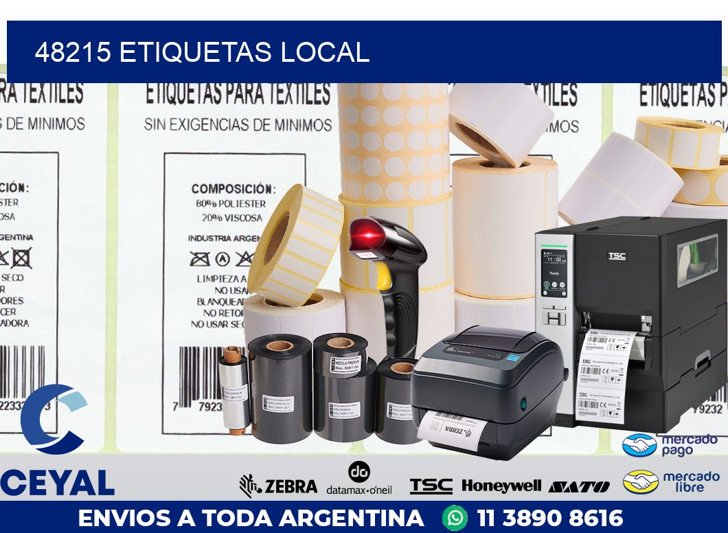 48215 ETIQUETAS LOCAL