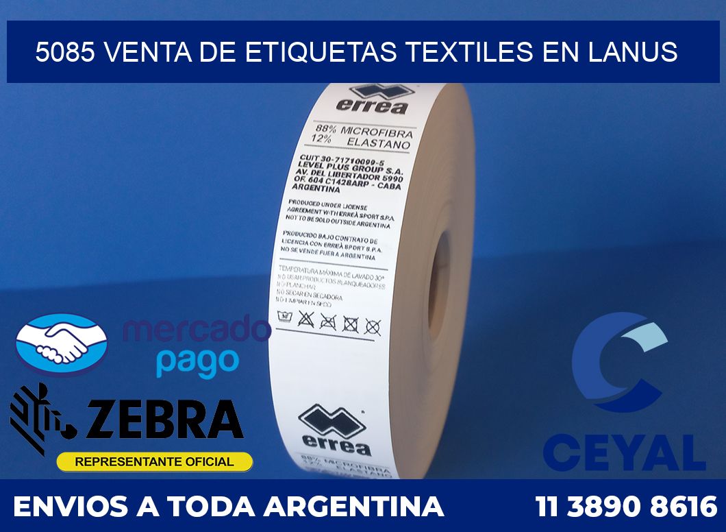 5085 VENTA DE ETIQUETAS TEXTILES EN LANUS