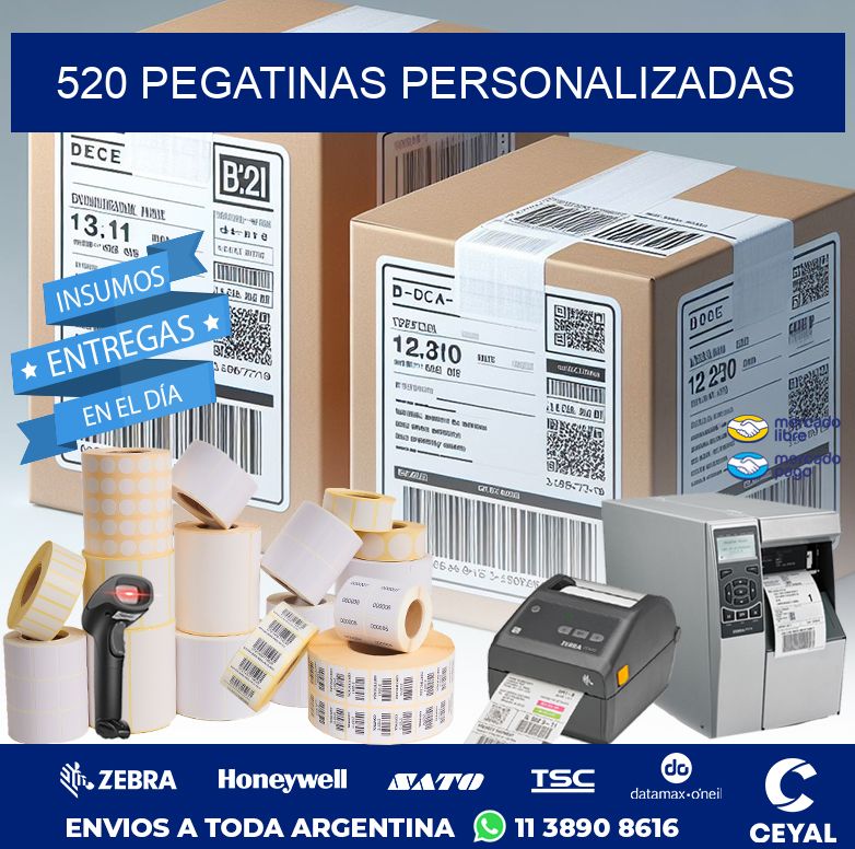 520 PEGATINAS PERSONALIZADAS